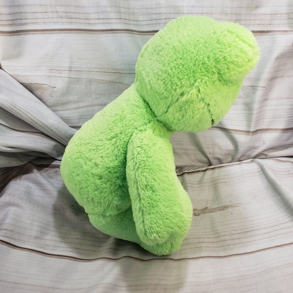 Build A Bear Spring Green Frog Plush Stuffed Toy No Tag 18 Inch - Picture 5 of 8